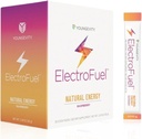 Youngevity 공식 ElectroFuel 천연 에너지 음료 혼합 - Raspberry Electrolyte Powder - 에너지 및 수분 - 30 스틱