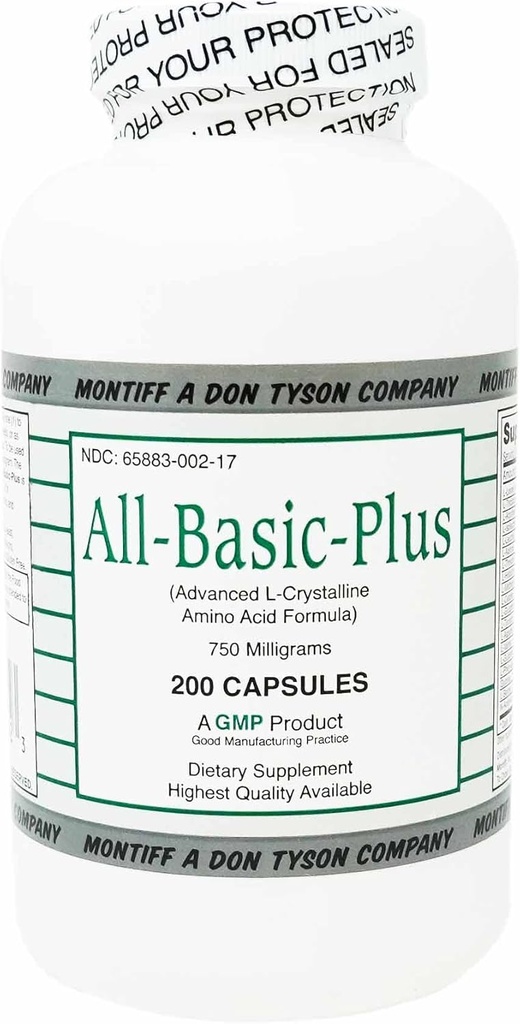 Montiff All Basic Plus Advanced Amino Acid Formula 200 Capsules