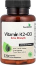 Futurebiotics Vitamin K2 + D3, Extra Strength, 120 Capsules