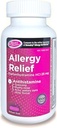 Allergia Relief Antihistamiin, Difenhüdramiin HCl 25mg, Generic Benadryl Ultratabs, Leevendab hooajalist siseruumides või välitingimustes ülemiste hingamisteede allergiat, 1000 Count