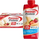 Premier Protein Shake, Jagode & Cream, 30g Protein, 11 fl oz, pakiranje po 12 (Packaging May Vary)