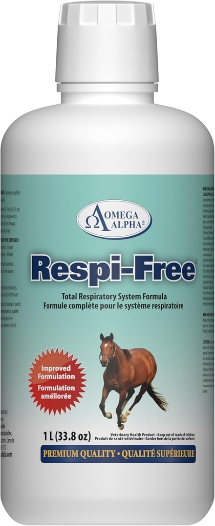 Omega Alpha Equine Respi-Free 32oz