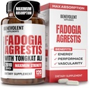 Fadogia Agrestis 1500 mg [korkein puhtaus] + BioPerine® korkean imeytymisen lisäaine Tongkat Ali - lisätä kestävyyttä, lean lihasten kasvu & Recovery, Boosts Drive 3rd Party testattu 120 kapselia