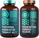 WILD FUDOgia Tongkat Ali Supplement dan Essen Amino Acids Muscle dan Dukungan Bundle