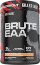 KILLER LABZ Brute EAA 브랜딩 체인 & Essential Amino Acids | 6g of Aminos to Accelerate Recovery and Lean Mass Gains 60 서빙 (그림에서 가장)