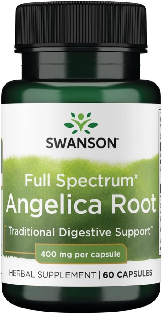 Swanson Full Spectrum Angelica Root 400 מיליגרם 60 קפסולות