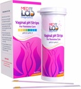 Vaginal Ph Test Strips for Women (50 cnt). BV Bacterial Vaginosis eta Yeast Infekzio Test Strips. Feminine pH test Vaginal Health, Acidity eta Alkalinityrako. Marrak kapsula zigilatuetan