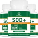 700MG Sod Superoxide Dismutaasi Supplement - High Potency Antioxidantti Supplement for Cellular Health - 180 kapselia