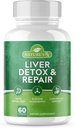 Nature's RX || #1 RATED Premium Liver Cleanse & Detox || Optimize Liver Function, Repair Liver Enzymes | Ultra dosed Formula w/ 21 Leistungsstarke Inhaltsstoffe | 3rd Party Tested + USA Made - 60 Capsules
