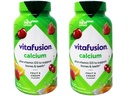 Vitafusion Calcium, Gummy JKHyWW Vitamins for Adults, 500 mg, 100 Count (Pack of 2)