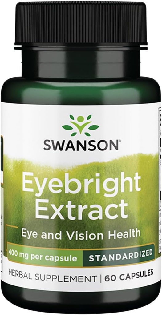 Swanson Eyebright Extract 400 milligrammi 60 kapslit