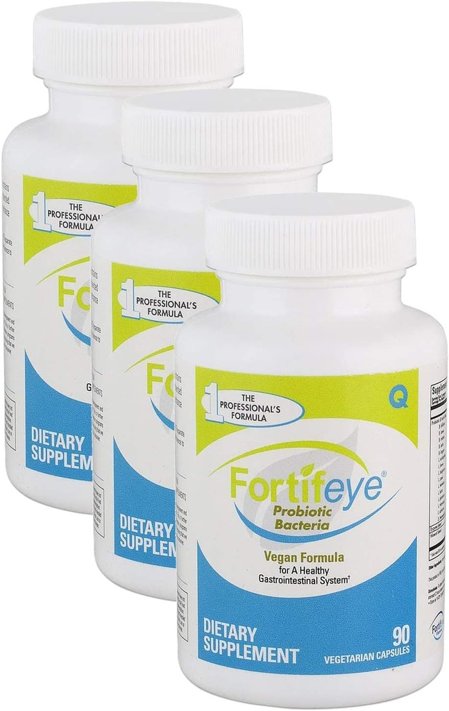 Probiótico Bactéria Natural Vegan Suplemento com Enzimas Digestivas 270 Cápsulas 90 Dia Abastecimento - Probióticos para Saúde Digestiva Mulheres, Homens e Crianças, Suporta Digestion, Bloating e Sistemas Oculares