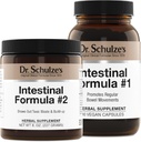 Dr. Schulzes intestinal formel #2 (8 ovner) og intestinal formel #1 kapsler (90 kapsler) - økologiske herbal kosttilskudd