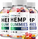 Gyvenimas Boost Hemp Gummies - su kanapių sėklų ekstraktas LifeBoost Hemp Gummies Spengimas ausyse žolė priedas, Sveikata ir sveikatingumas Parama, Visi natūralus gyvenimas Boost Hemp Gummy (3 Pack - 180 Gummies)
