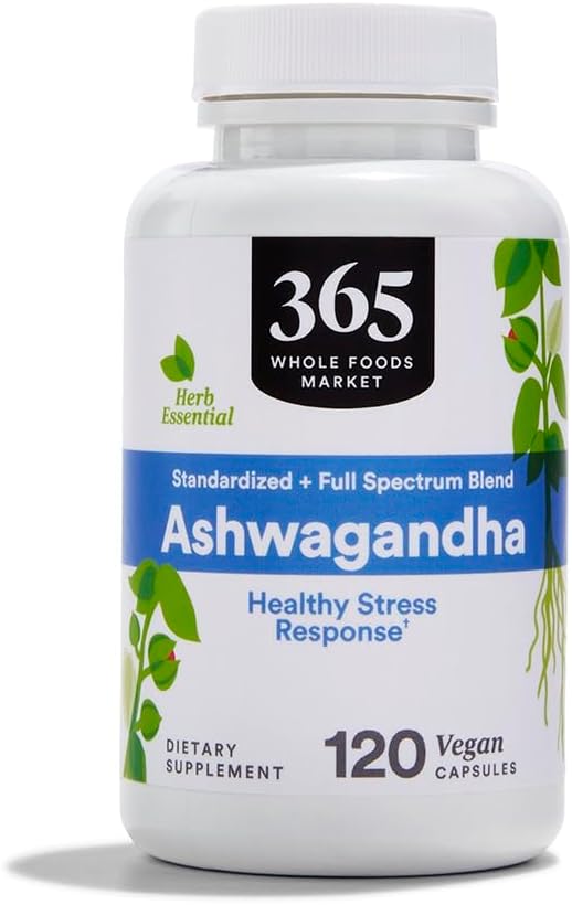 365,全食品市场,Ashwagandha,120 CT