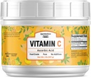 Polvere di vitamina C imprevedibile (2 lb) acido ascorbico, vasca risailabile