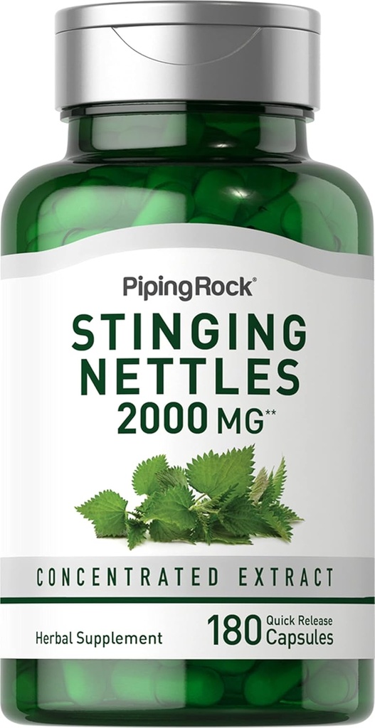 Pipecing Rock Stinging Nettle Capsules 2000 mg Ş124; 180 Lyginiai