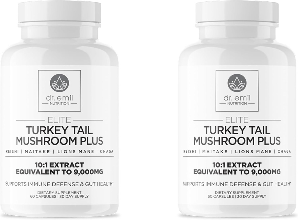 DR. EMIL NUTRITION Elite Turchia Tail Mushroom Plus Twin Pack