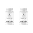 DR. EMIL NUTRITION Mushroom Supplement - High-Potency Formula for Focus, Clarity & Immune Support - Non-GMO & Vegetarian - Elite Turkey Tail Mushroom Plus - 60 Capsules, 2 Pack