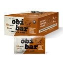 Obi Bar Chocolate Almond - Protein and Oat Fiber Bar | All-Natural | Sustained Energy | Lightly Sweet Taste | 100% Cocoa, Almond Chunks | MADE WITH AVOCADO OIL | Egg White Protein | Soy Free, Dairy Free, No Sugar Alcohol, No Seed Oils | 2.4oz, 12 Pack