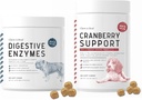 Dəstərici Enzymes və Keptomlar üçün Probiyotiks və Cranberry UTI Support - Sağlam Dəstək Tract, Nutrient Aborps - Sağlam Urinary Tract və Bladder funksiyası - 120 Soft Chews