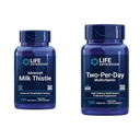 Life Extension Advanced Milk Thistle 120 Softgels and Two-Per-Day High Potency Multi-Vitamin & Mineral 120 Tablets Bundle