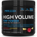 PEScience Alto volume Stim-Free Pré-treino, Nitric Oxide Booster com L Citrulina & L Nitrato de Arginina, Não-Stim Pré-treino para homens e mulheres, 36 Scoops, Limonada de framboesa