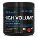 PEScience High Volume Stim-Free Pre-Workout Pump Powder, Caffeine-Free with L-Citrulline & L-Arginine Nitrate, Non-Stim Preworkout for Men and Women - 36 Scoops, Raspberry Lemonade