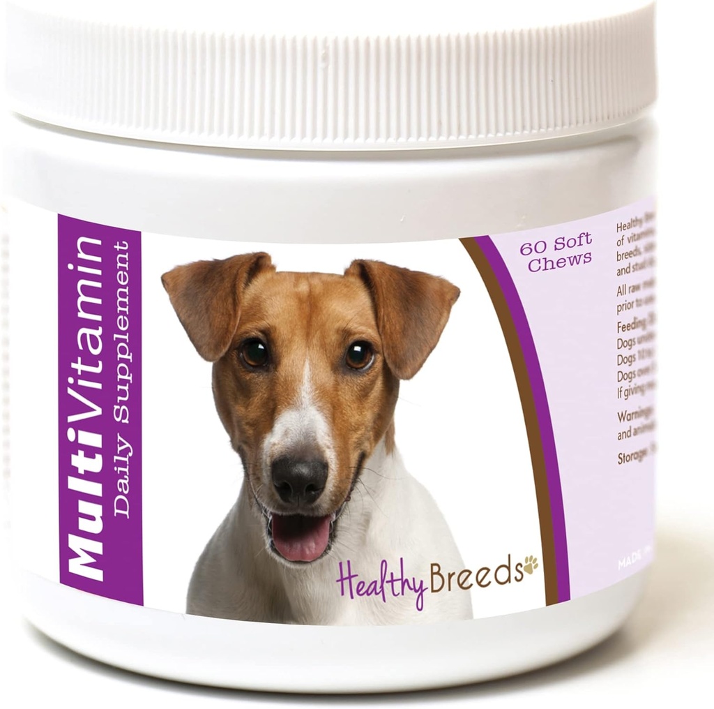 Zdravé plemeno Jack Russell Terrier Multi-vitamín mäkké Chews 60 Počet
