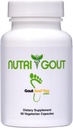 Nutric Gout Uric Acid Cleanse Supplement w / Turmeric, Celery Seed, Bromelain, Milk Thistle, Gyermekláncfű és Chanca Piedra, 60 500 mg-os vegetáriánus kapszula