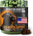 Operasjon Good Boy Probiotika for hunder, Digestive Helse Supplement for kjæledyr, daglig probiotiske Chews – 90 myke behandlinger, naturlige ingredienser, Veteran eid - Beef Flavored