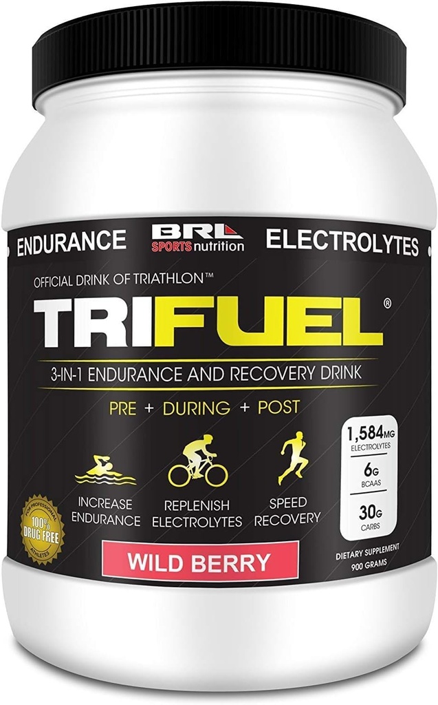 3-в-1 Endurance and Recovery, Hydration, BCAA, Electrolyte Enhanced Пит (Вільдія Беррі) ...