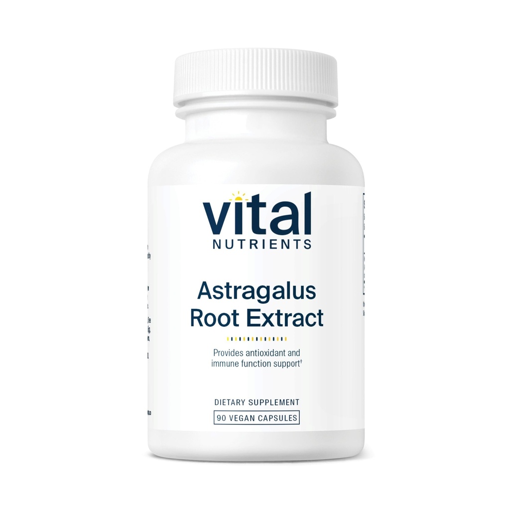 Vital Nutrients - Astragalus Root Extract - Vegan Formula - Herbal Support for The Immune System - 90 Vegetarian Capsules per Bottle - 300 mg