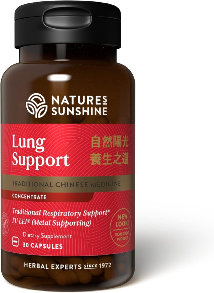 Natural Sunshine Lung Suporte Concentrado TCM chinês, 30 Cápsulas