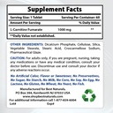 Nejlepší Naturals L- Carnitin 1000mg & Acetyl L- Carnitin 1000mg