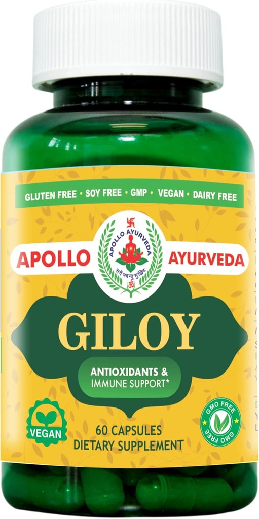 Organic Giloy (Guduchi) Powder Herbal Capsule 