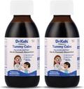Tmmy cool Dr. Kids Children’s Gas Relief ' Upset Stomach Support, Alternative Gas drops for Newborns ' Kids, Safe " Gentle Oral Solution, Natural Constipation Relief, 5 Fl Oz (Pack of 2)