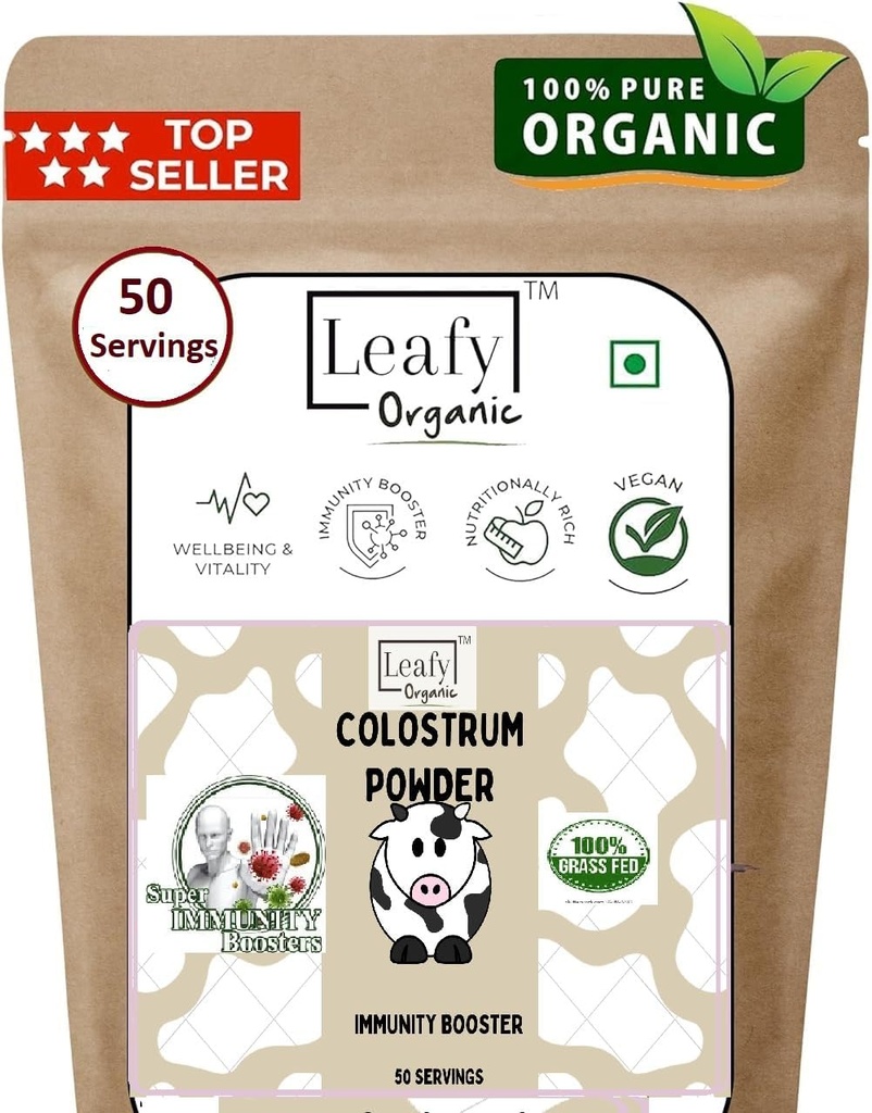 Gut 건강, 면역 지원 및 전반적인 웰빙, 30 % IgG, 6-Hour Colostrum 보충, 100 % 순수, Unflavored (100 그램) 3.5oz