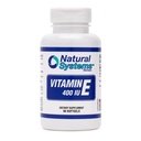 Vitamin E 60 Softgels 400 IU by Natural Systems - Vitamin E Supplements Immune System Support * - Softgels Skin Care - Natural VIT E Non-Sugar, Non-Artificial Flavors or Preservatives