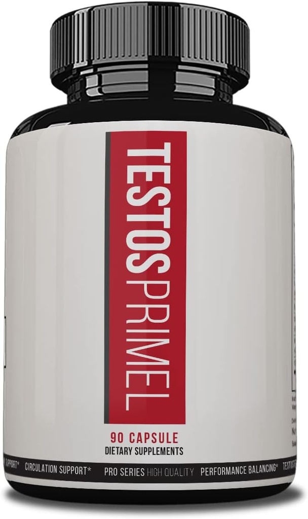 Testos Primel Advanced Formula, Testo Prime Pills, TestoPrime Dietary Supplements, 90 Rastlinné kapsule, 1 mesiac dodávky