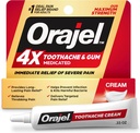 Orajel 4X för Toothache & Gum Pain: Severe Cream Tube 0.33oz - Från Oral Pain Relief Brand