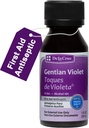 De La Cruz Gentian Violet - Violeta de Genciana 1% Primul ajutor Antiseptic pentru tăieturi, zgârieturi și Burns, 1 FL OZ