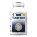ANDREW LESSMAN Night Time 30 Capsules - 3mg Melatonin, Valerian, Ashwagandha, Passionflower, Hops, Chamomile. No Morning Grogginess. Natural Support, Gentle Restful Sleep. Easy to Swallow Capsules