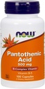 NOW Foods Pantothenic Acid 500mg, 100 Капсули (Pack of 2)