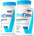 (2 pakkaus) ViraFlexx miesten, Pro Kapselit, Mies Performance Support 500mg, Kaikki luonnon ruokavalio täydentää tukea yleistä terveyttä, arvioita (120 kapselia)