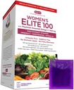 ANDREW MOINSMAN Multivitamine - Elite-100 pour femmes avec maximum essentiel Omega-3 500 mg 30 Packets - 40+ Nutriments potentiels, vitamines essentielles, minéraux, phytonutriments et caroténoïdes. Aucun additif