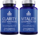 Thrivous Clarity & Vitality Stack – Kognitive & Metabolische Unterstützung Nootropic Bundle – 120 Vegan Kapseln