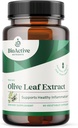 BIOACTIVE NUTRIENTS Olive Leaf Extract Supplement - 700mg - 180 Vegetable Capsules - 20% Oleuropein Concentrate - Supports Overall Health