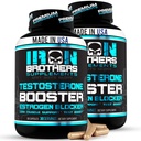 Iron Brothers Men’s Testosterone Support Supplement – I3C (Indole-3-Carbinol), Tribulus Terrestris & Grape Seed Extract – Metabolic & Performance Support Formula – 120 Vegan Capsules – 60 Day Supply