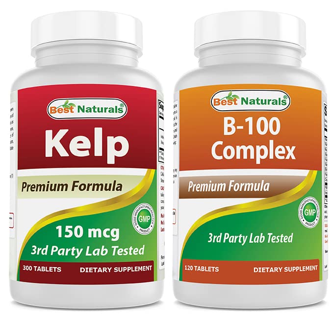 Kelp Supplement 150 Mcg & B-100 Complex